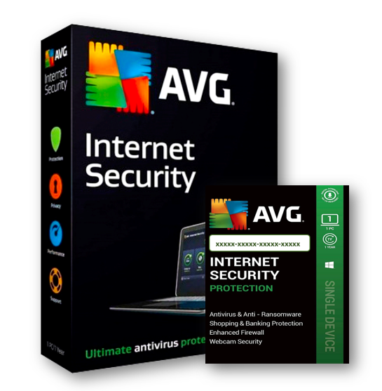 Antivirus AVG Internet Security (2 años, 1 pc) - Licencia de volumen