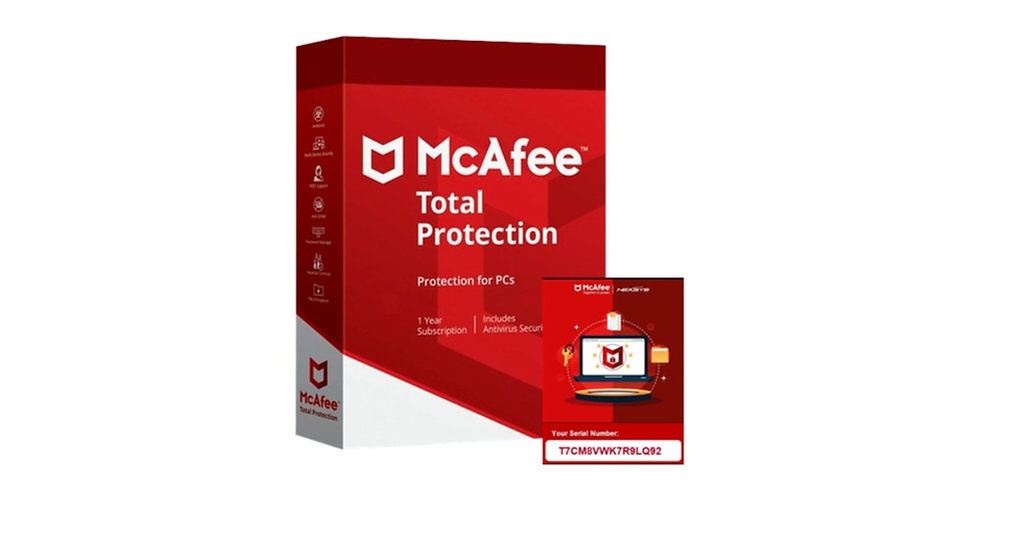 Antivirus McAfee Total Protection (2 años, 5 pc) - Licencia BIND