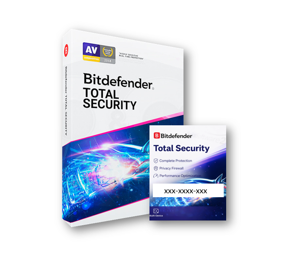 Antivirus Bitdefender Total Security  (1 año, 5 pc) - Licencia BIND