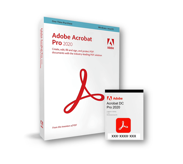 Adobe Acrobat DC Pro 2020 License (1pc, permanent) - Windows